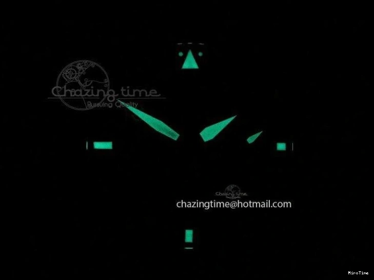 MIROTIME 0301 Big Pilot Top Gun Miramar PVD Plated Titanium on Green Nylon Strap A23J Refined 7398